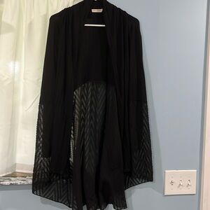 Long sleeve black cardigan
